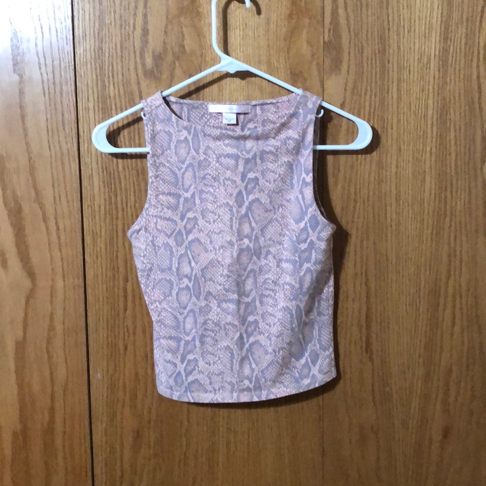 Victoria’s Secret pink snake print tank
